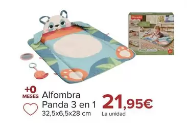 Oferta de Fisher-Price - Alfombra Panda 3 En 1 por 21,95€ en Carrefour