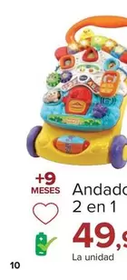 Oferta de Vtech - Andador Andandin 2 En 1 por 49,99€ en Carrefour