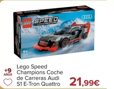 Oferta de LEGO - Speed Champions Coche De Carreras A Audi S1- E-tron Quattro por 21,99€ en Carrefour