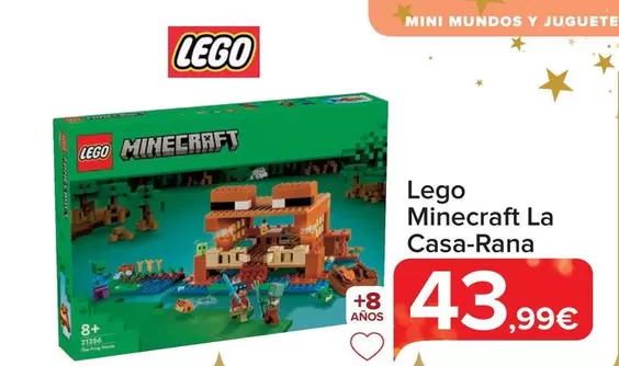 Oferta de LEGO - Minecraft La Casa - Rana por 43,99€ en Carrefour