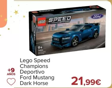 Oferta de LEGO - Speed Champions Deportivo Ford Mustang Dark Horse por 21,99€ en Carrefour