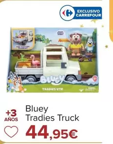 Oferta de Bluey - Tradies Truck por 44,95€ en Carrefour