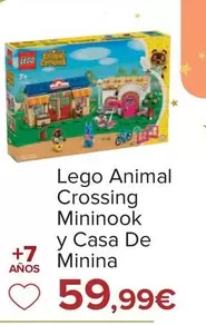 Oferta de LEGO - Animal Crossing Mininook Y Casa De Minina por 59,99€ en Carrefour