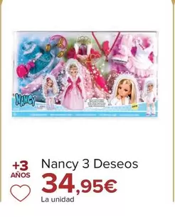 Oferta de Nancy - 3 Deseos por 34,95€ en Carrefour