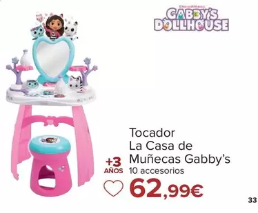 Oferta de Gabby's - Tocador  La Casa De Munecas por 62,99€ en Carrefour