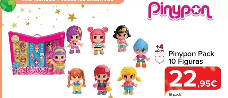 Oferta de PinyPon - Pack 10 Figuras por 22,95€ en Carrefour