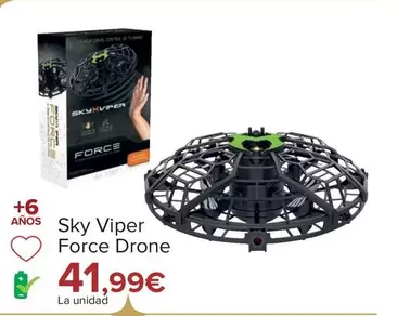 Oferta de Sky Viper - Force Drone por 41,99€ en Carrefour