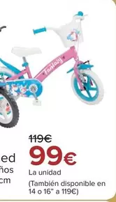 Oferta de Bicicleta 12" Unicornio O Speed" por 99€ en Carrefour