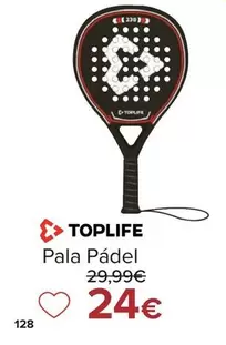 Oferta de Toplife - Pala Padel por 24€ en Carrefour