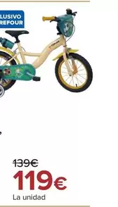 Oferta de Bicicleta Toplife 14" Football O Princesas" por 119€ en Carrefour