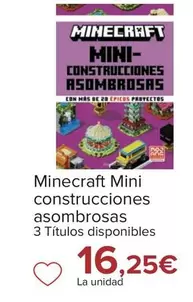 Oferta de Minecraft Mini Construcciones Asombrosas por 16,25€ en Carrefour