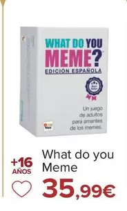 Oferta de What Do You Meme por 35,99€ en Carrefour