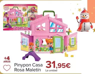 Oferta de PinyPon - Casa Rosa Maletin por 31,95€ en Carrefour