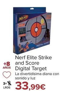 Oferta de Nerf - Elite Strike And Score Digital Target por 33,99€ en Carrefour