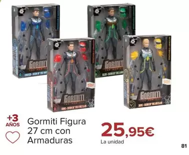 Oferta de Gormiti Figura 27 Cm Con Armaduras por 25,95€ en Carrefour