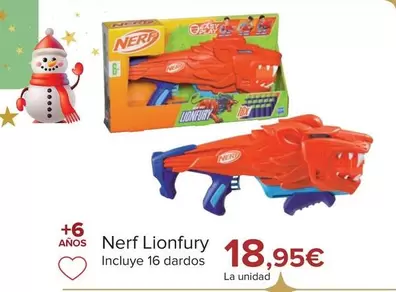 Oferta de Nerf - Lionfury por 18,95€ en Carrefour