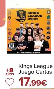 Oferta de Kings League Juego Cartas por 17,99€ en Carrefour