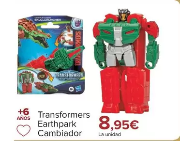 Oferta de Transformers Earthpark Cambiador por 8,95€ en Carrefour