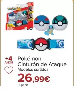 Oferta de Pokemon - Cinturon De Ataque por 26,99€ en Carrefour