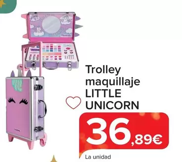 Oferta de Little Unicorn - Trolley Maquillaje por 36,89€ en Carrefour