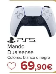 Oferta de Ps5 - Mando Dualsense por 69,9€ en Carrefour