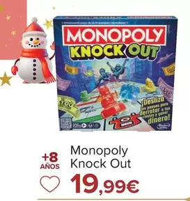 Oferta de Monopoly - Knock Out por 19,99€ en Carrefour