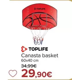 Oferta de Toplife - Canasta Basket por 29,9€ en Carrefour