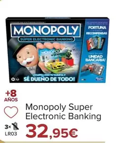 Oferta de Monopoly - Super Electronic Banking por 32,95€ en Carrefour