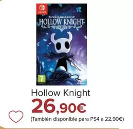 Oferta de Nintendo SWITCH - Hollow Knight por 26,9€ en Carrefour