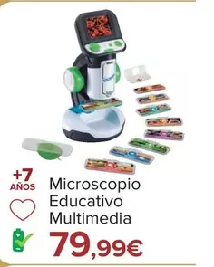 Oferta de Microscopio Educativo Multimedia por 79,99€ en Carrefour