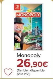 Oferta de Nintendo SWITCH  - Monopoly por 26,9€ en Carrefour