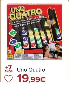 Oferta de Uno Quatro por 19,99€ en Carrefour