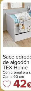 Oferta de Tex Home - Saco Edredon Nordico De Algodón 4 Piezas por 42€ en Carrefour