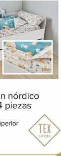 Oferta de Tex Home - Saco Edredon Nordico De Algodón 4 Piezas por 42€ en Carrefour