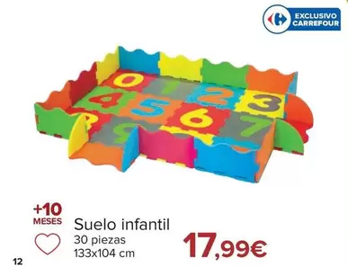 Oferta de Suelo Infantil por 17,99€ en Carrefour