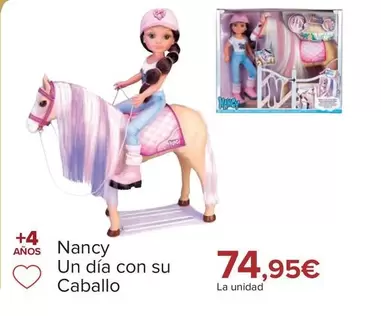 Oferta de Nancy - Un Dia Con Su Caballo por 74,95€ en Carrefour