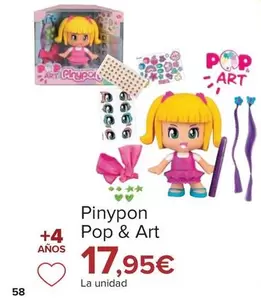 Oferta de PinyPon - Pop & Art por 17,95€ en Carrefour