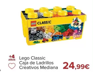 Oferta de LEGO - Classic Caja De Ladrillos Creativos Mediana por 24,99€ en Carrefour