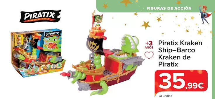 Oferta de Piratix - Kraken Ship - Barco Kraken De Piratix por 35,99€ en Carrefour