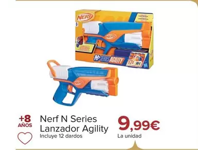 Oferta de Nerf - N Series Lanzador Agility por 9,99€ en Carrefour