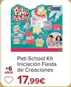 Oferta de Pati-school - Kit Iniciacion Fiesta De Creaciones por 17,99€ en Carrefour