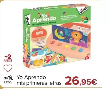 Oferta de Yo Aprendo Mis Primeras Letras por 26,95€ en Carrefour