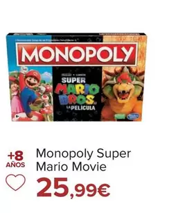 Oferta de Monopoly - Super Mario Movie por 25,99€ en Carrefour