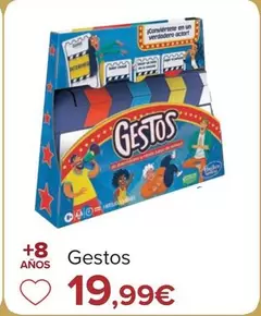 Oferta de Gestos por 19,99€ en Carrefour