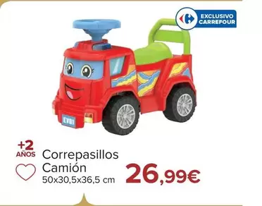 Oferta de Correpasillos Camión por 26,99€ en Carrefour