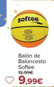 Oferta de Balon De Baloncesto  Softee por 9,99€ en Carrefour