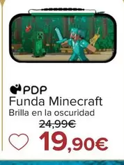 Oferta de PDP - Funda Minecraft por 19,9€ en Carrefour