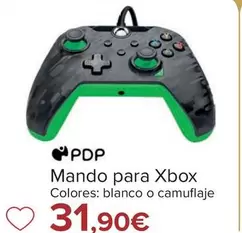 Oferta de Pdp - Mando Para Xbox por 31,9€ en Carrefour