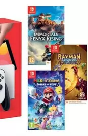 Oferta de Ubisoft - Consola Oled + Pack 3 Juegos  por 339€ en Carrefour