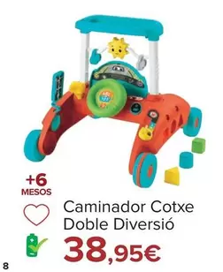 Oferta de Fisher-Price - Andador Coche Doble Diversion por 38,95€ en Carrefour